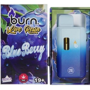 Blueberry Indica Live Resin Vape (2g) - Burn
