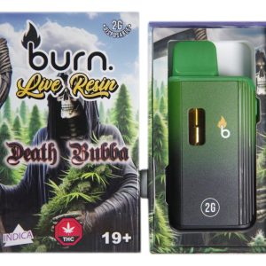 Death Bubba Indica Live Resin Vape (2g) - Burn