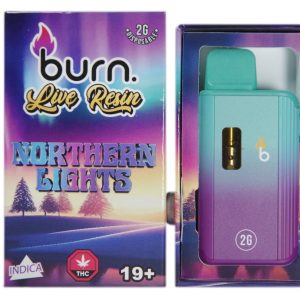 Northern Lights Indica Live Resin Vape (2g) - Burn